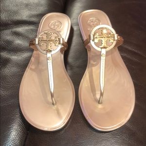 Tory Burch sandals, Rose gold